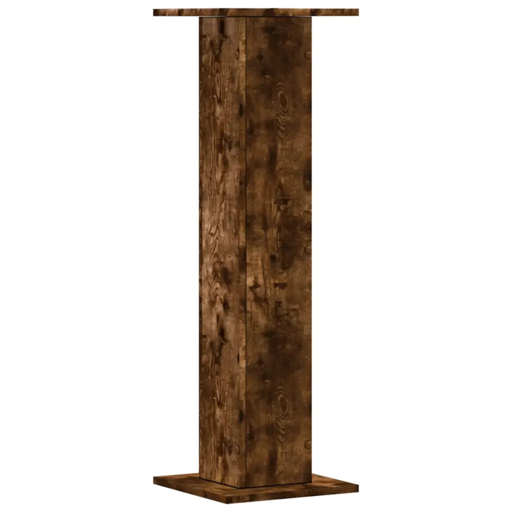 Supporti Altoparlanti 2 pz Rovere 30x30x95 cm Legno Multistrato