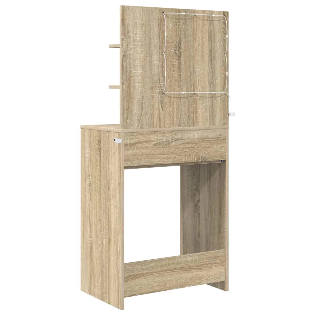Tavoli da Trucco per Camera da Letto con cassetto Rovere Sonoma