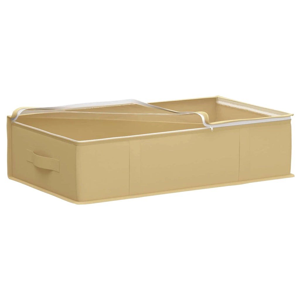 Scatola di stoccaggio con finestra trasparente in alto Crema CFW2265426