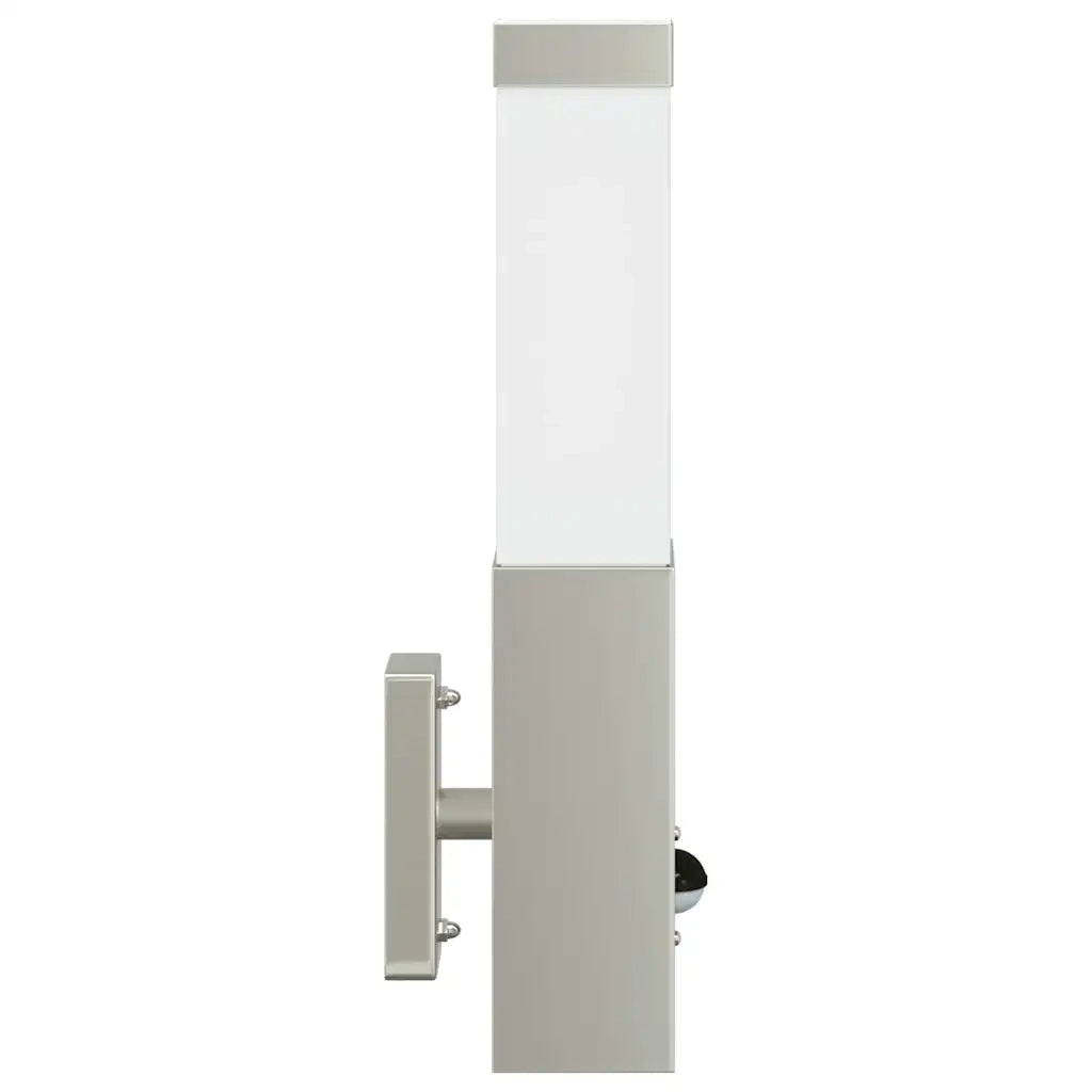 Lampada da Parete Esterna Argento 10.5 x 6 x 33 cm CFW8620235