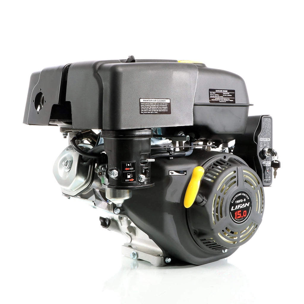 LIFAN 190 FD-B E-Start Motore a benzina a 4 tempi 10kW (15CV) 25mm, OHV, 420ccm con avviamento elettrico