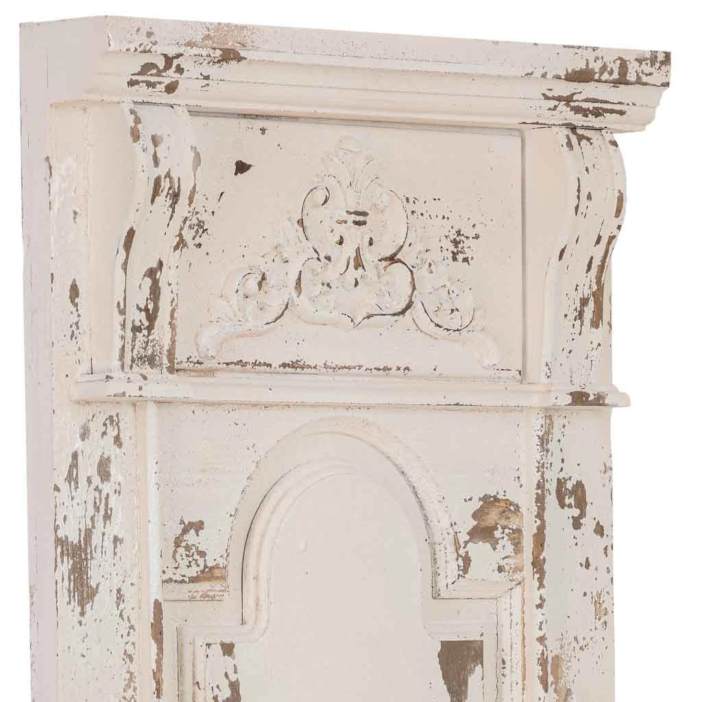 Pannello in legno marrone invecchiato 50x12x185h cm
