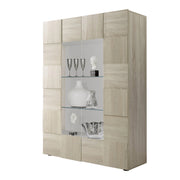 Credenza/Vetrina LONDON rovere