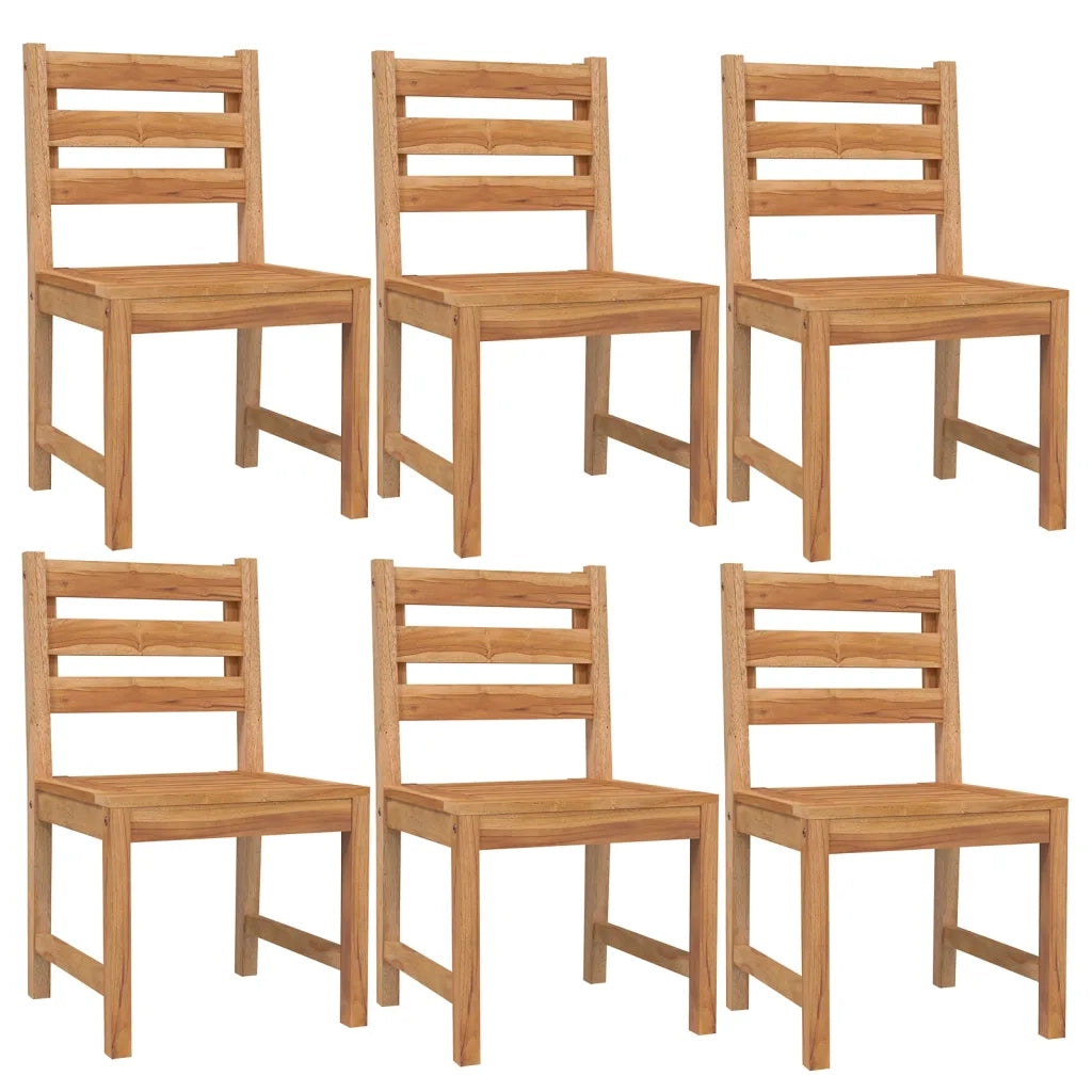 Set da Pranzo da Giardino 7 pz in Legno Massello di Teak 3157186
