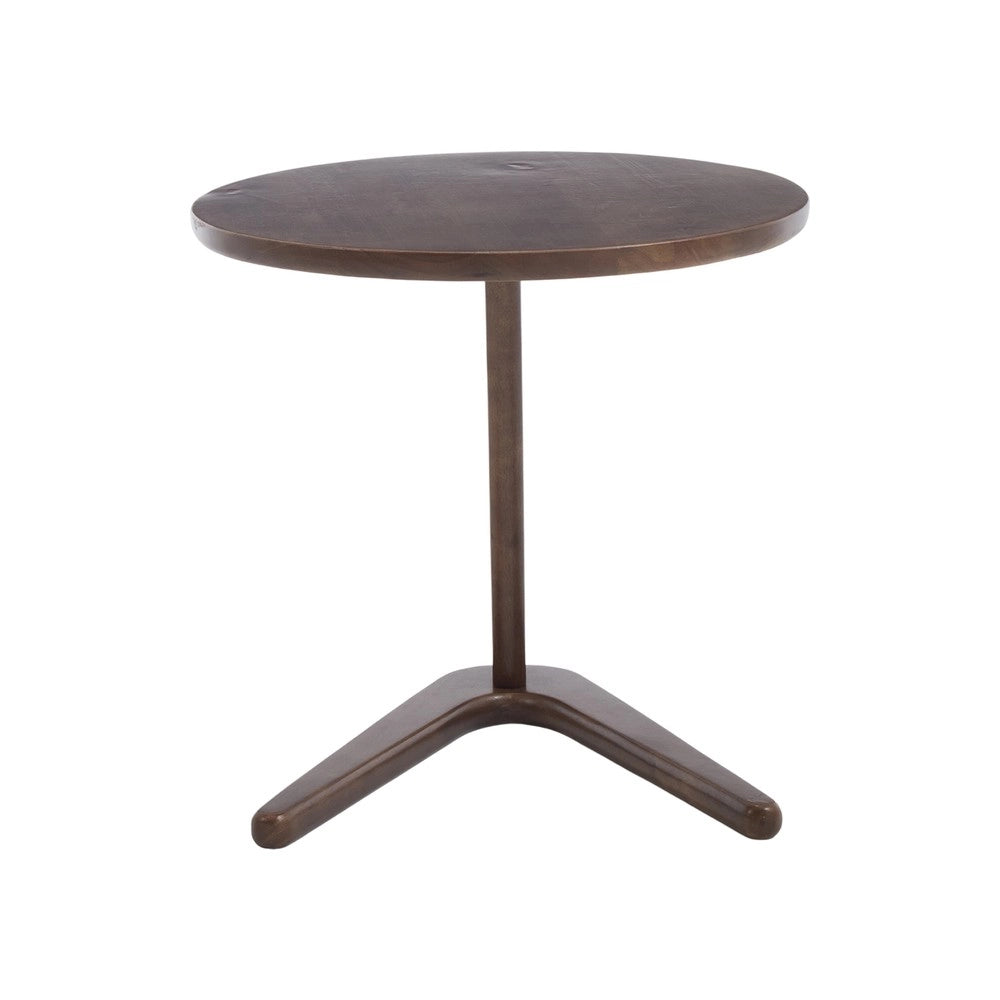 Tavolino da Salotto Rotondo in Legno Massello ¨C MINIMAL ¨C Design Moderno, Gambe in Metallo
