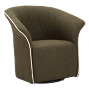 Poltrona Girevole Siena Verde cm 83,5x66x80 (seduta Altezza cm 42)