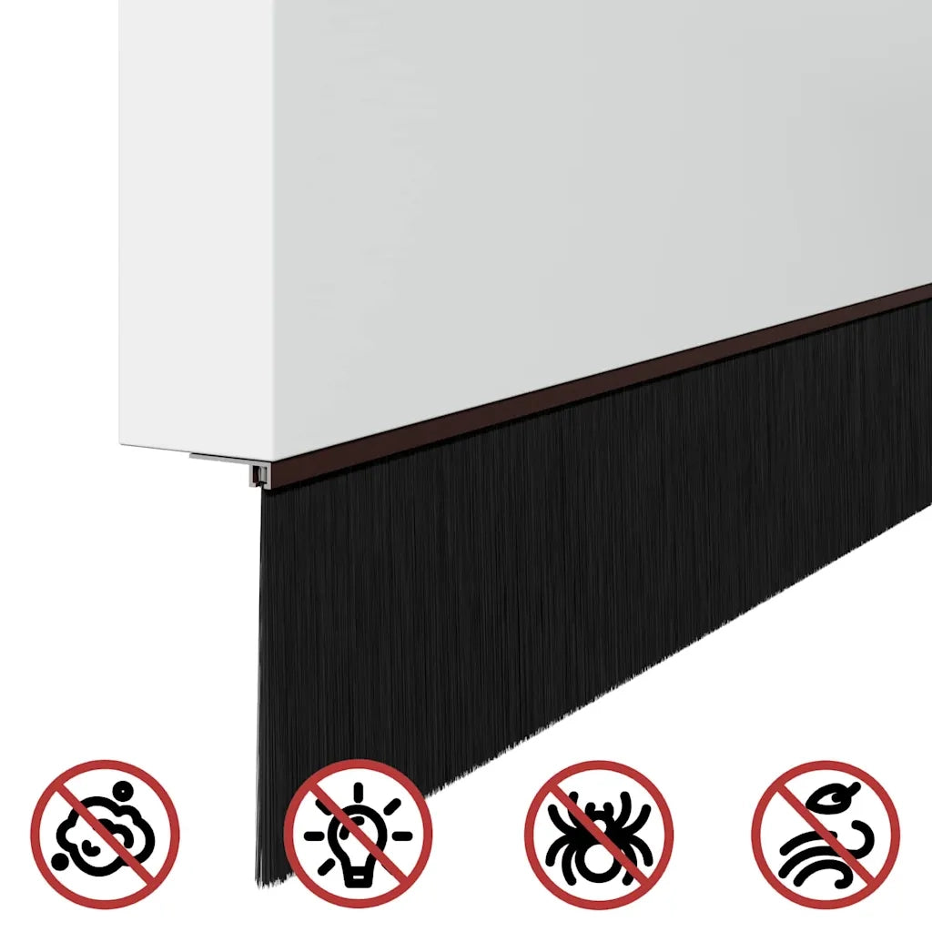 Spazzole per porte a vite 2 pz Marrone 100 cm CFW4291182
