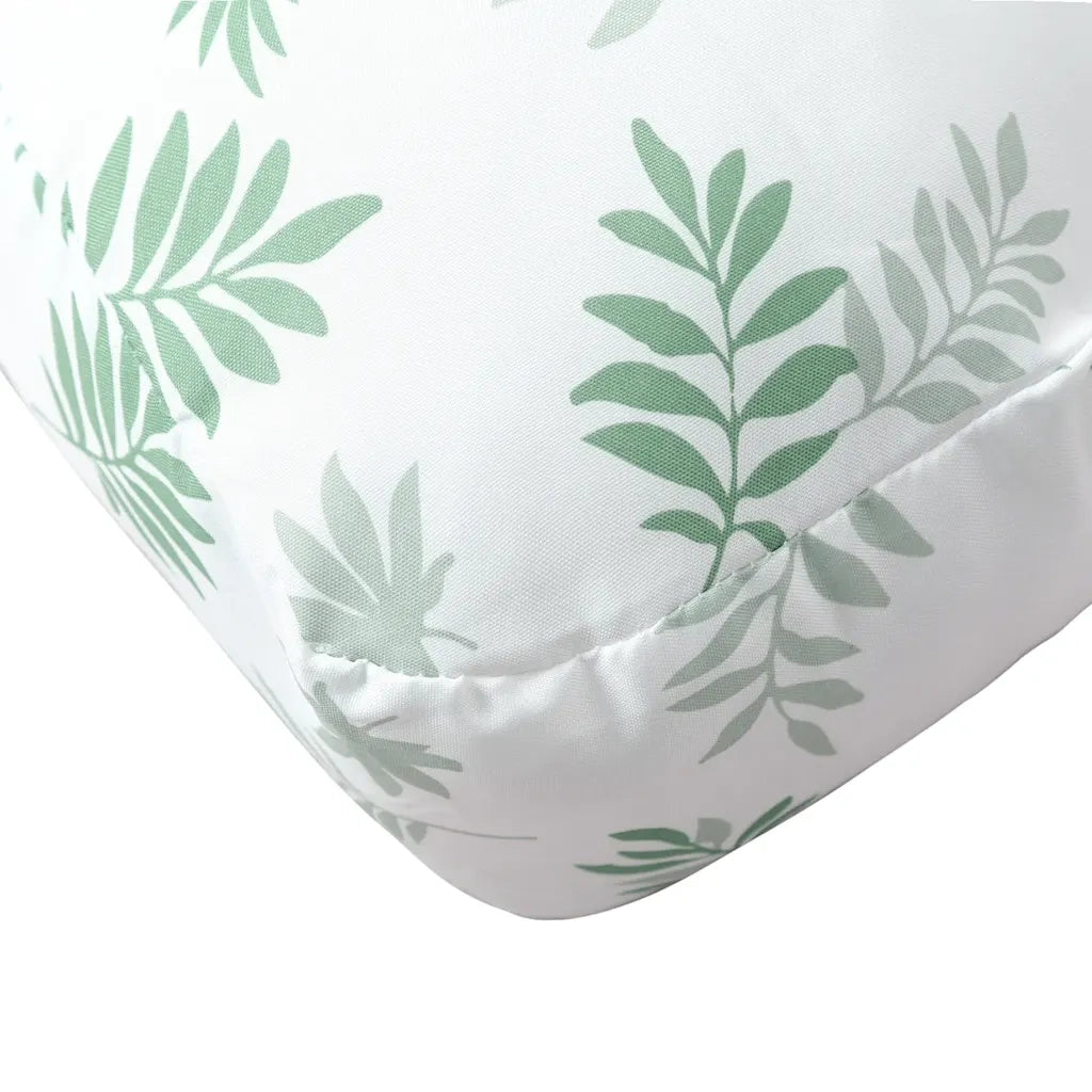 Cuscini per Pallet 2 pz Motivo a Foglie in Tessuto Oxford 361769