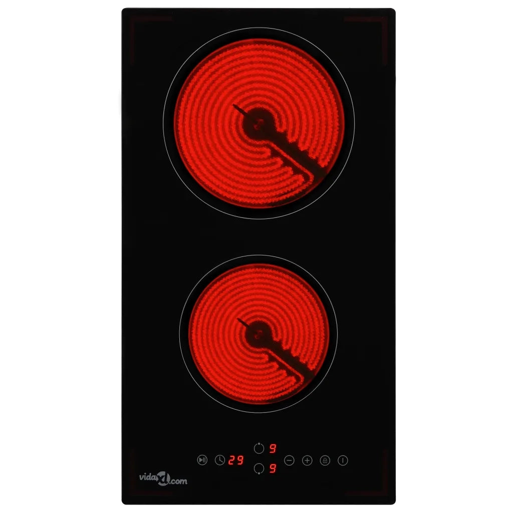 Piano Cottura in Ceramica con 2 Zone e Controlli Touch 3000 W 50783