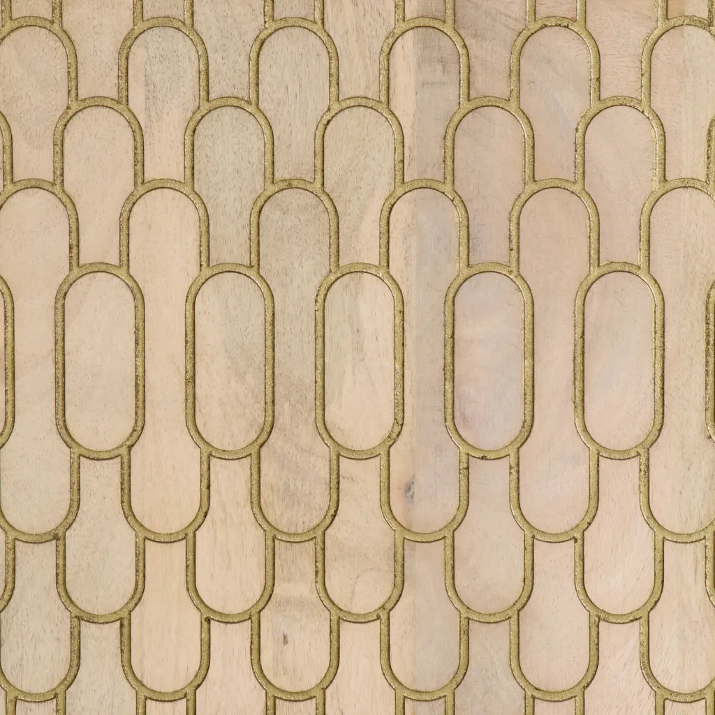 Credenza 40x33x110 cm in Legno Massello di Mango 358277