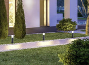 Pali esterni Hoosic 524060142 in alluminio fuso antracite bianco plastico - impermeabile - illuminazione esterna