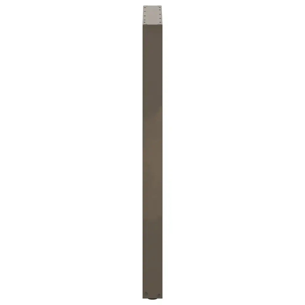 Gambe per tavolo da bar a forma di U 2 pz in acciaio naturale 60x(110-111) cm 4013251