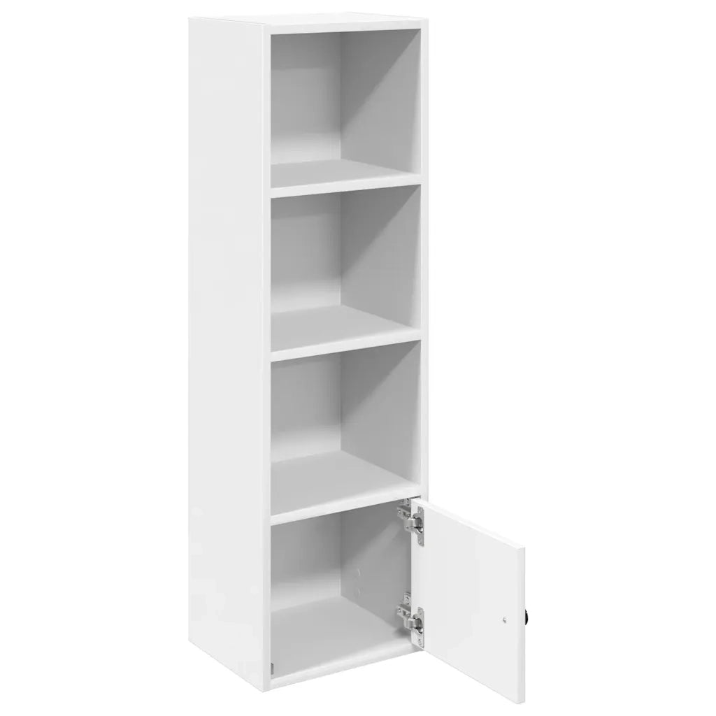 Libreria Bianca 31x24x102 cm in Legno Multistrato