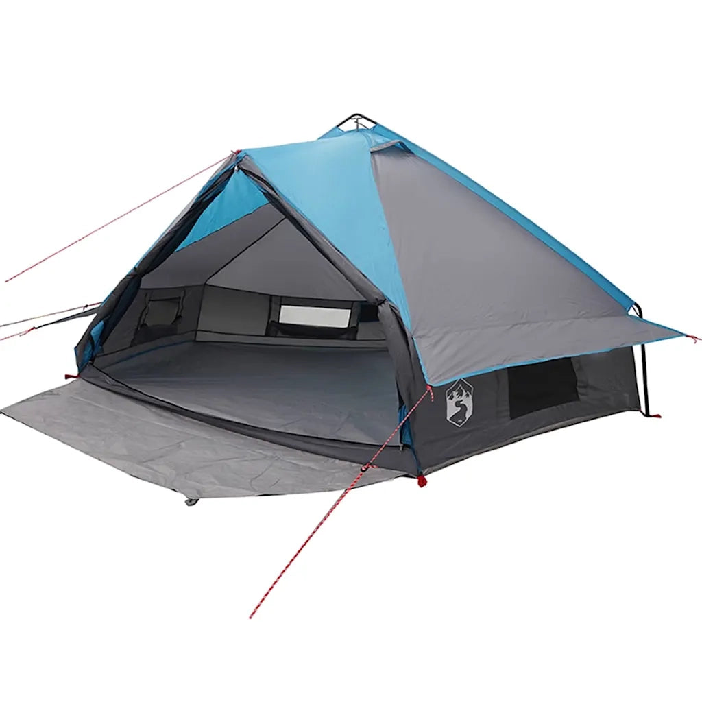 Tenda Teepee per 8 Persone Blu e Grigio 490 x 410 x 210 cm 42004069