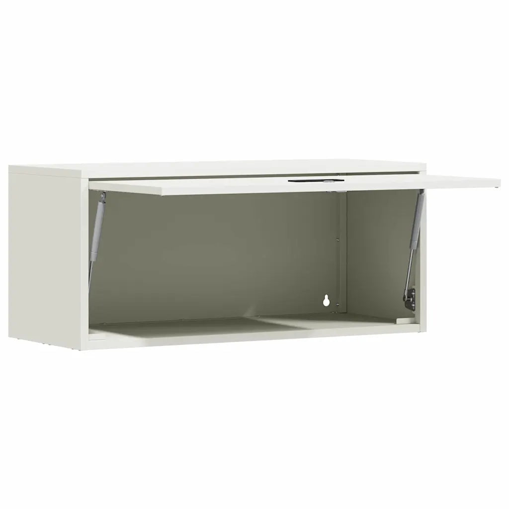 Armadio a muro per garage Bianco 80 x 33 x 35 cm 883277
