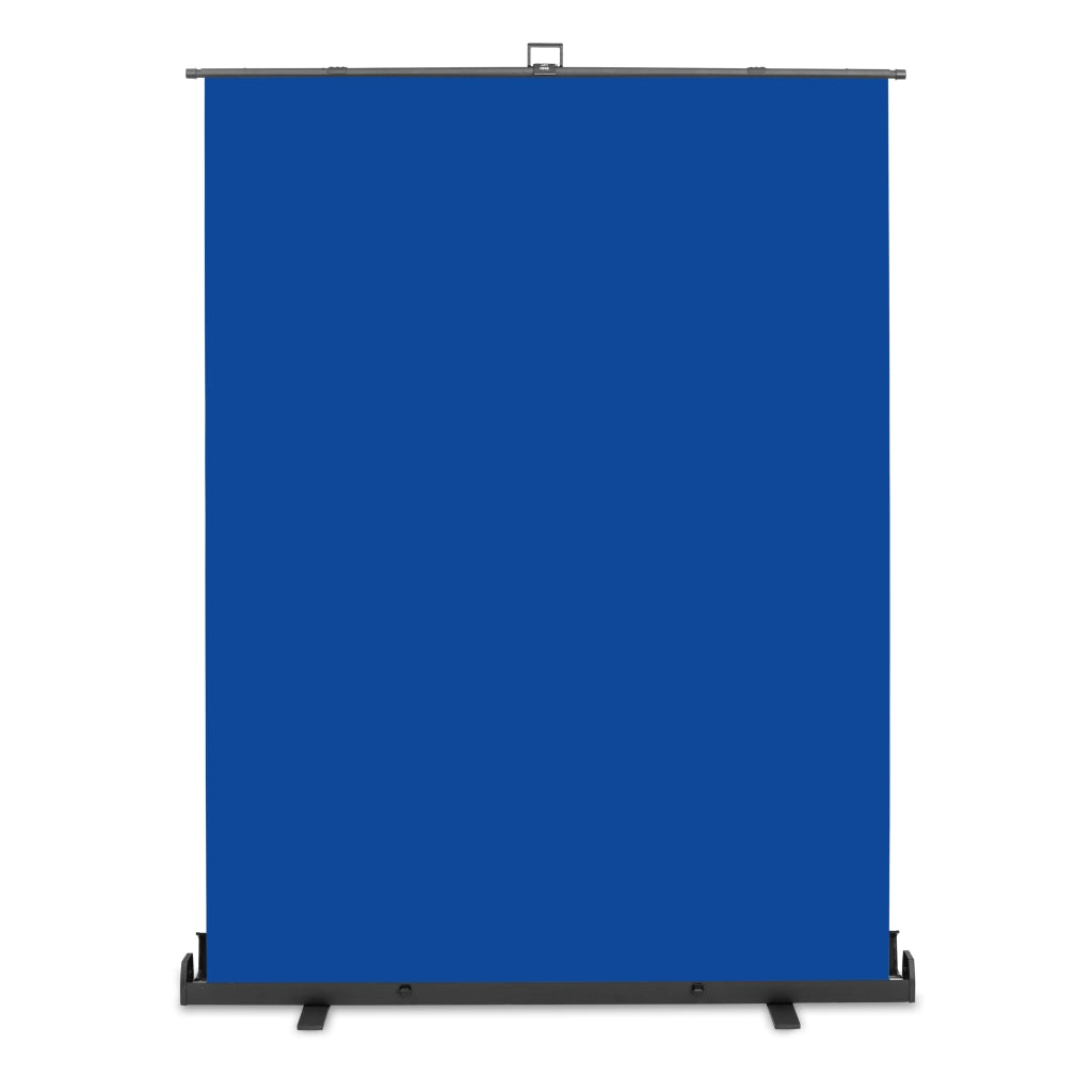 Fondale fotografico a rullo blu 165 x 220 cm, sfondo avvolgibile con supporto, sistema per studi fotografici, pannello ingualcibile per fotografia
