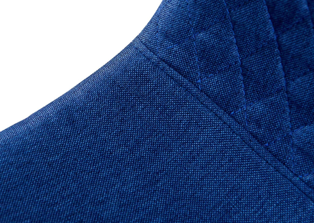 Set di 4 sedie Giverny blu,Tessuto