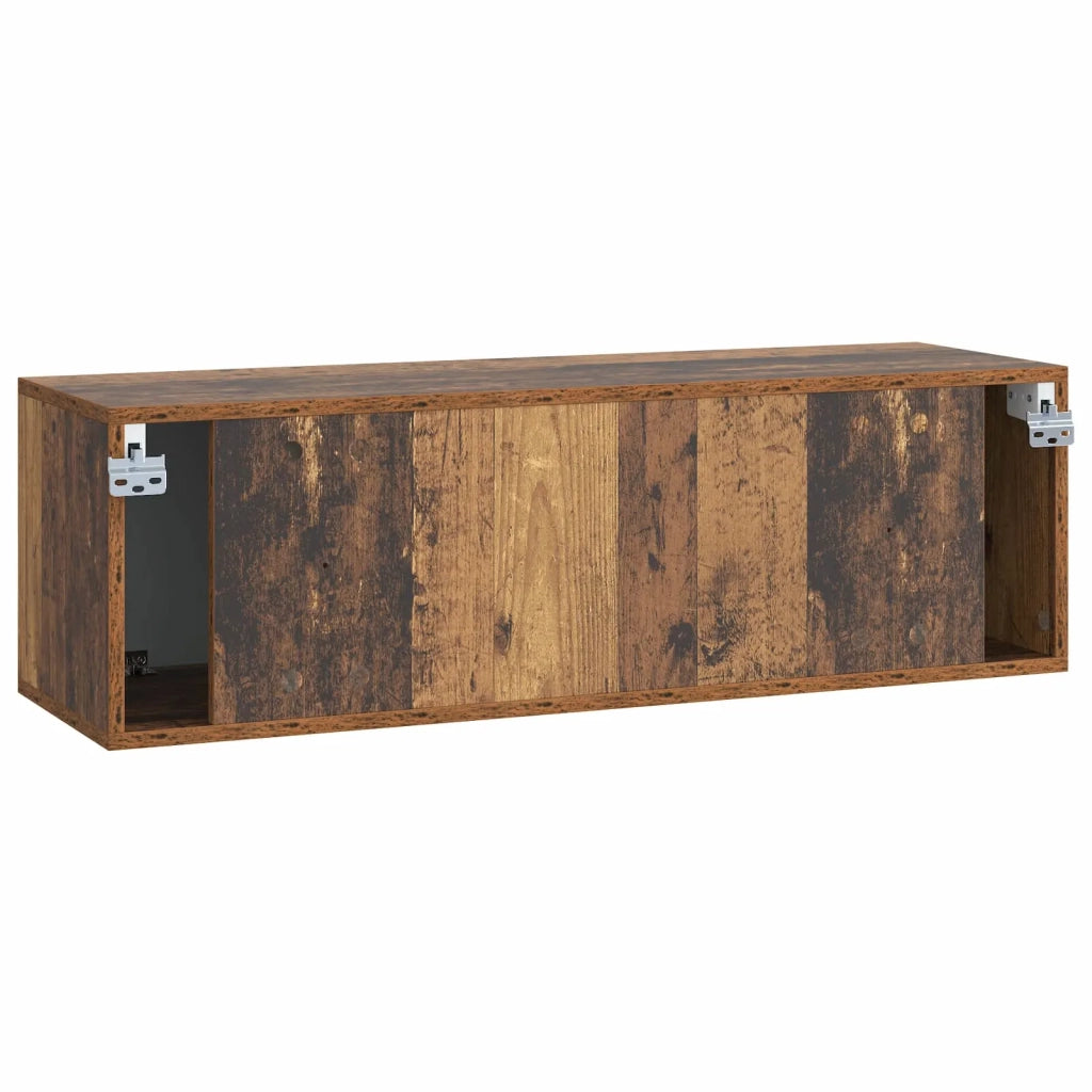 Mobile Porta TV da Muro Legno antico 98 x 31 x 30 cm