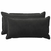 Cuscino con cuscino HOUTEN 2 pz Nero Velluto 933865