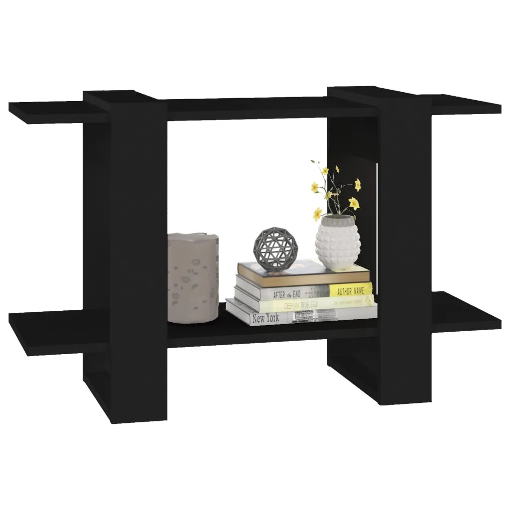 Libreria/Divisorio Nero 80x30x51 cm 811593
