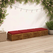 Cuscini per Sedia in 4 Pezzi SOEST 4 pz 100% Poliestere 945106
