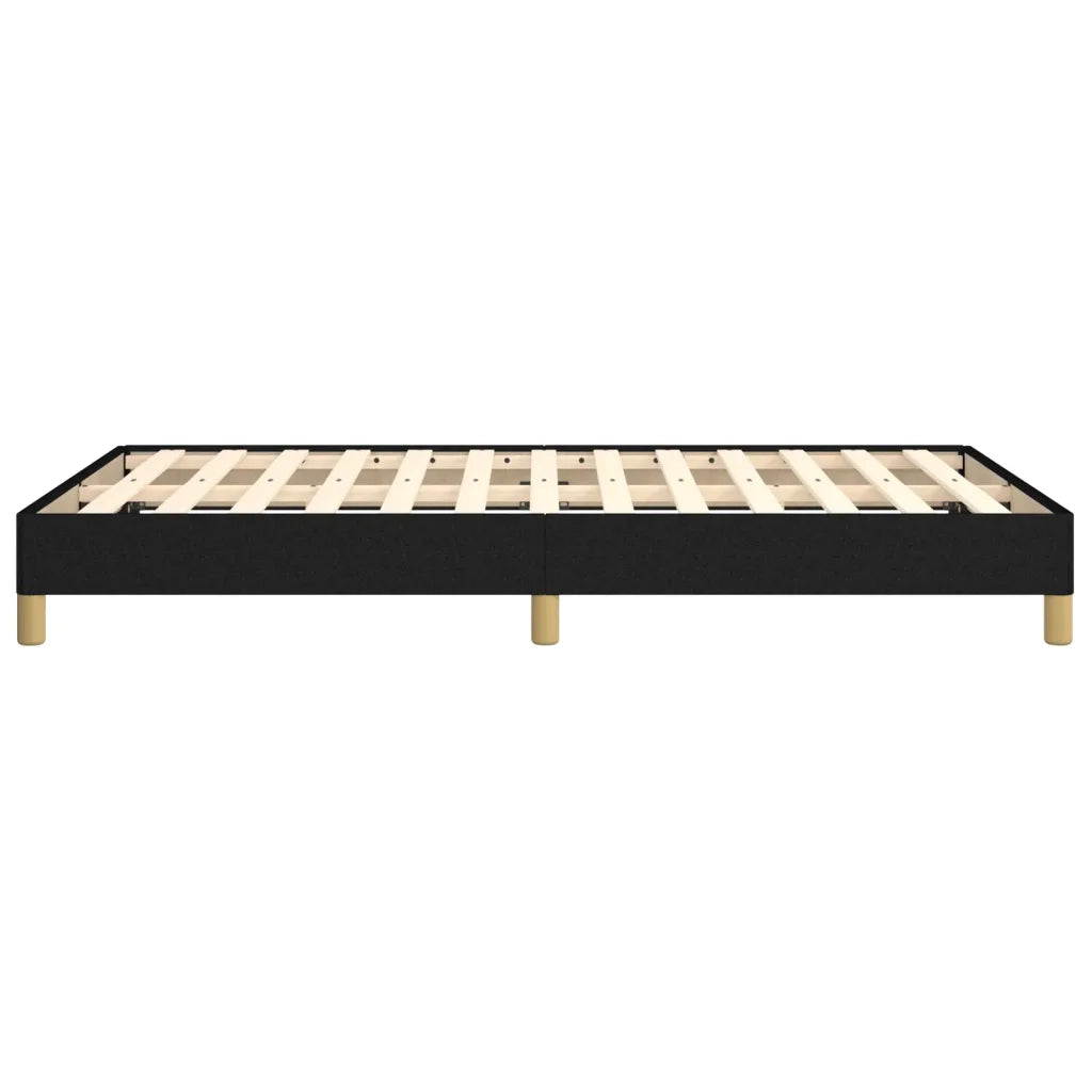 vidaXL Giroletto senza Materasso Nero 120x190 cm in Tessuto