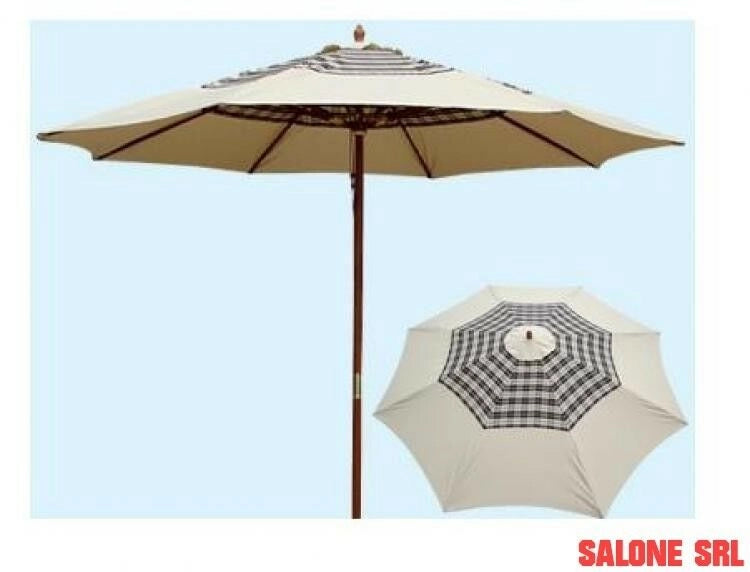 OMBRELLONE IN LEGNO SUN TOP D.350 PALO MM.40 ARREDO ESTERNO PISCINA