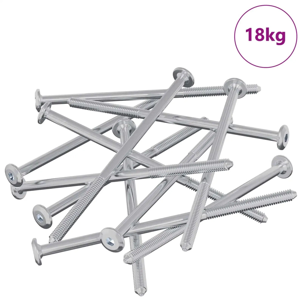 Viti per mobili 800 pz Argento Acciaio CFW3824146