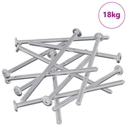 Viti per mobili 800 pz Argento Acciaio CFW3824146