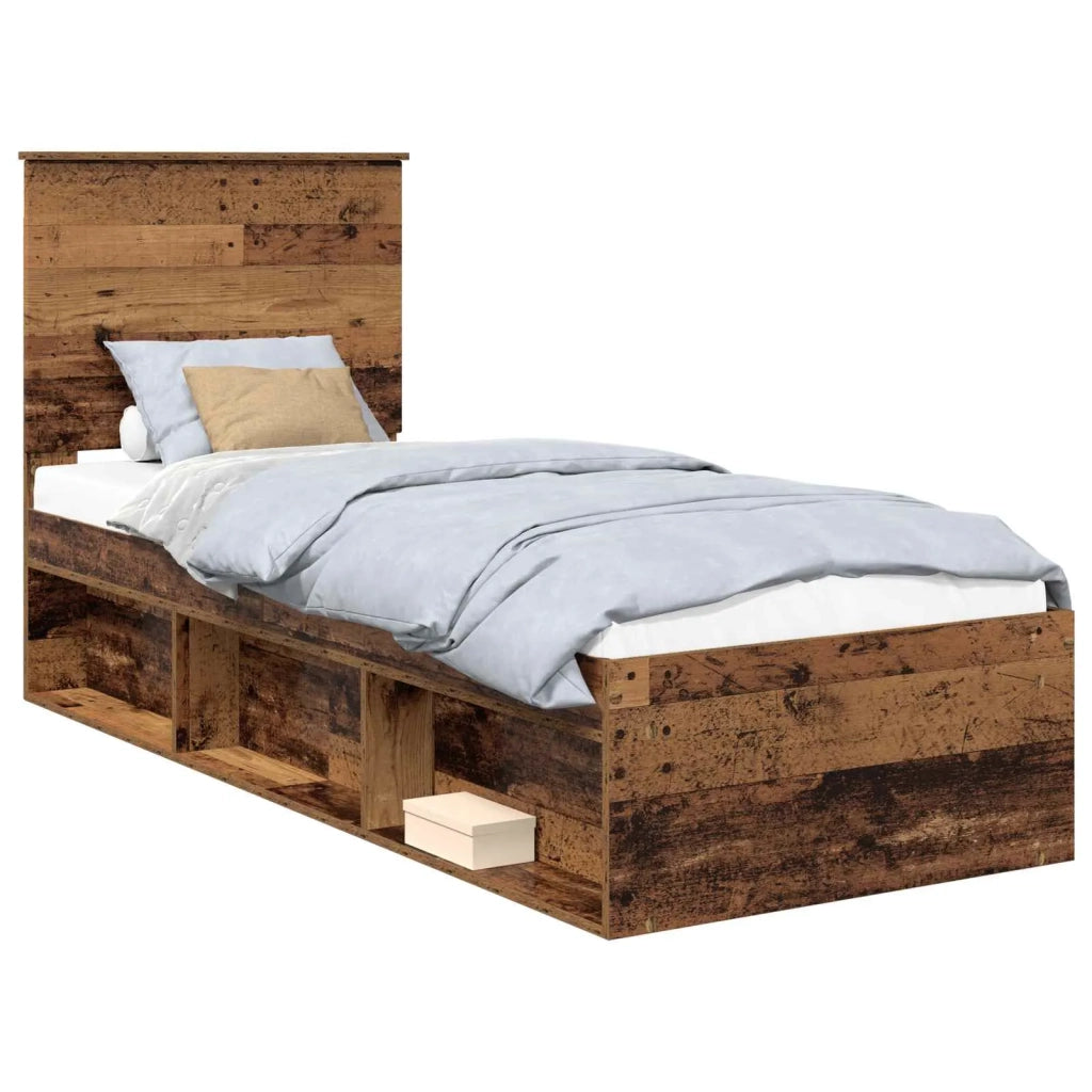 Struttura del letto Legno vecchio 75 x 190 cm Pino massello 3411080