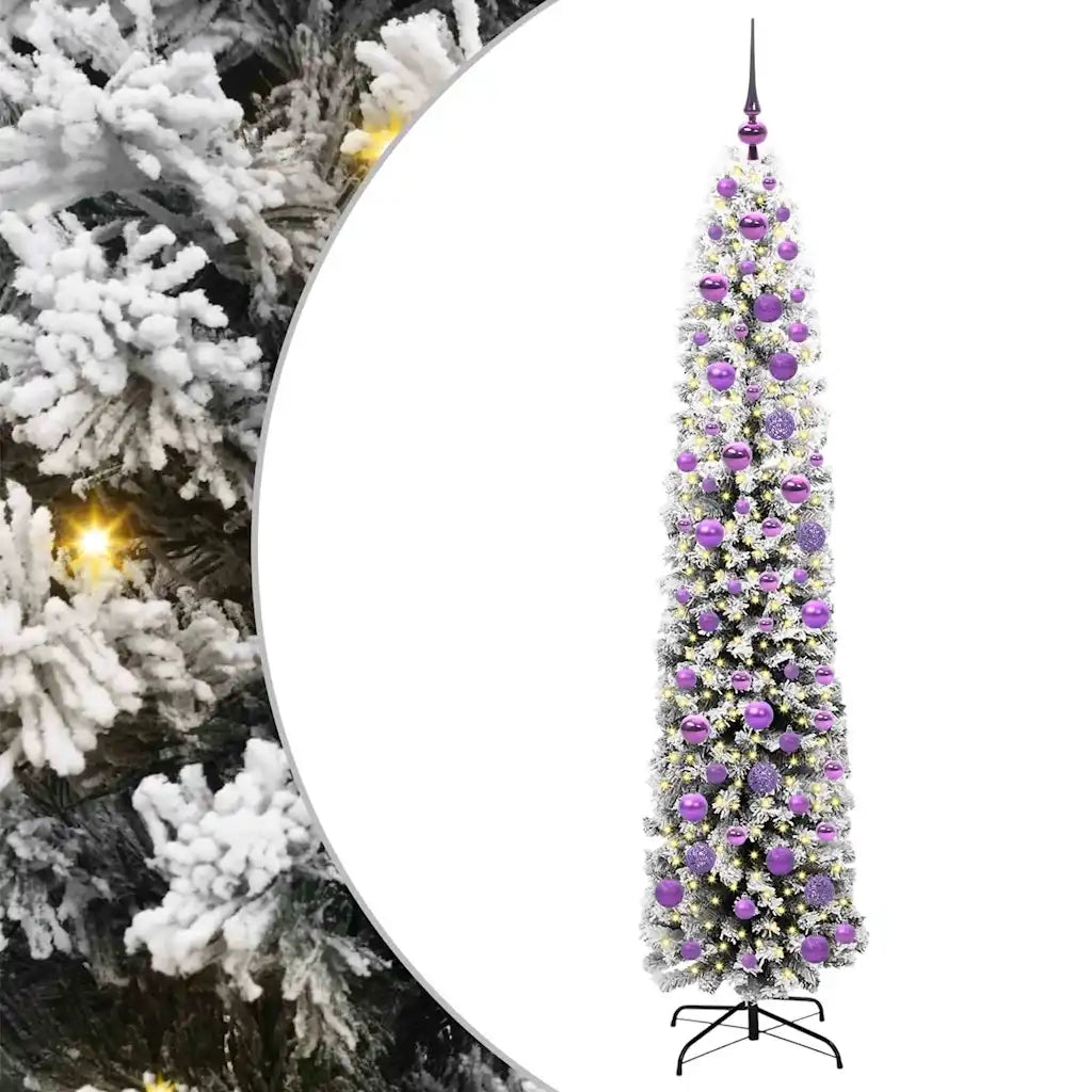 Albero di Natale | Decorazioni natalizie artificiale con 300 LED Verde 180 cm