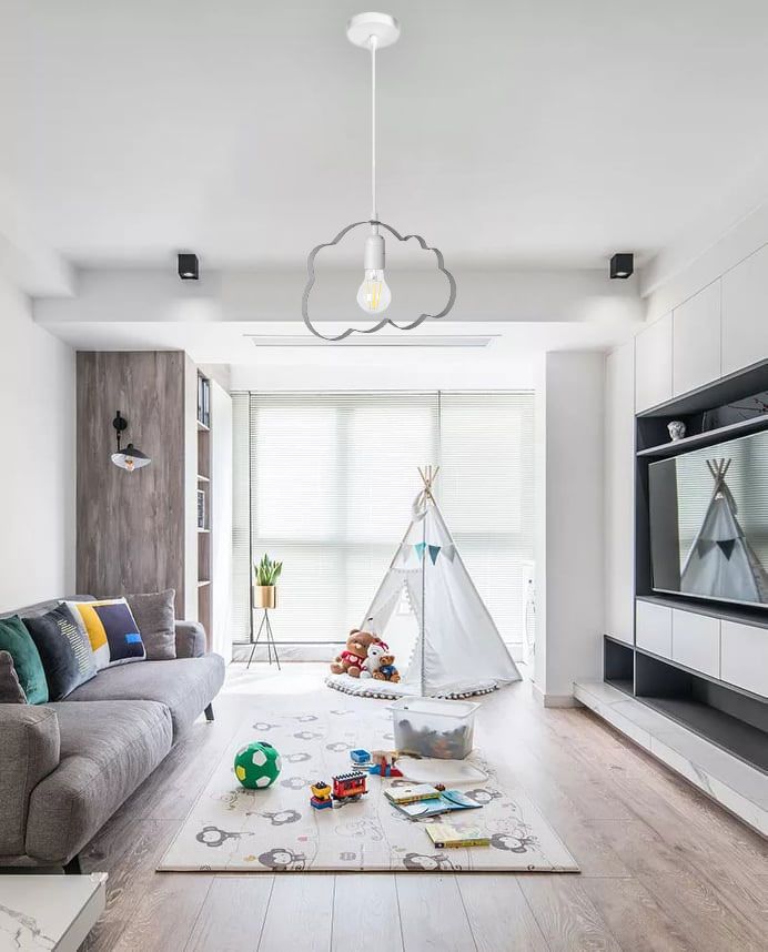 Lampada Pensile Nuvoletta Pensile Grigio