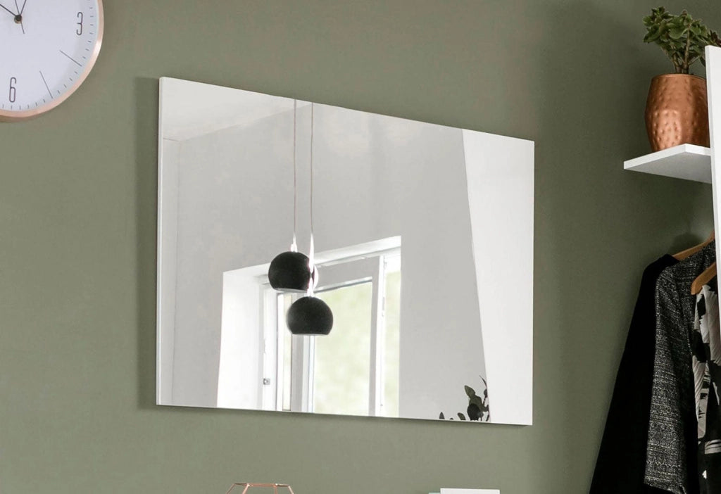 Specchio a Parete 80x2x60 cm Vega Bianco Lucido