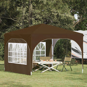Tenda per feste a pop-up 290 x 290 x 245 cm Tortora 42019861