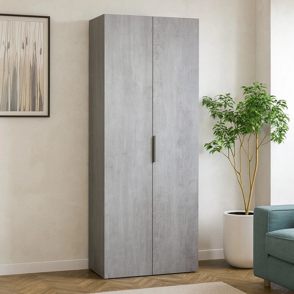 COLONNA ESPRESSO 2 ANTE 69X37XH198CM CEMENTO.