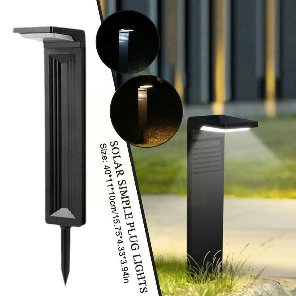 Lampioncino solare da giardino per esterno a LED ricaricabile luce fredda calda