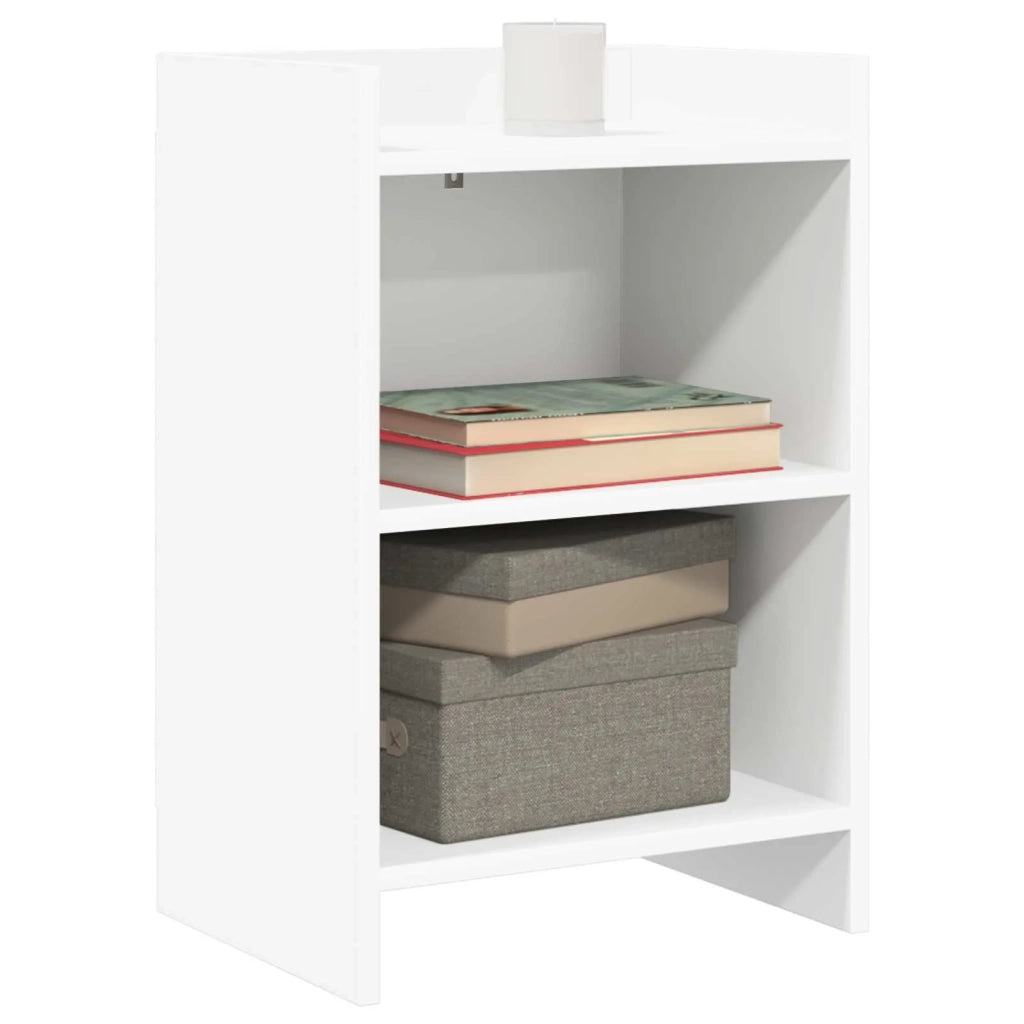 Comodini 2 pcs Bianco 40 x 30 x 60 cm Legno ingegnerizzato 8010996