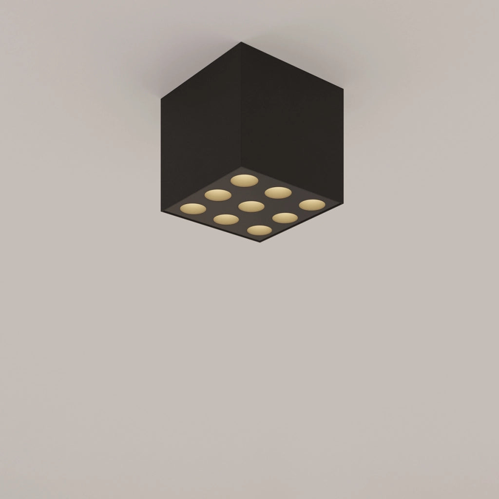 Lampada da soffitto OZZY nero LED