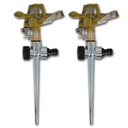 Set 2 pz Spruzzatore giardino innaffiatura con picchetto metallo zinco cod mxl 72660