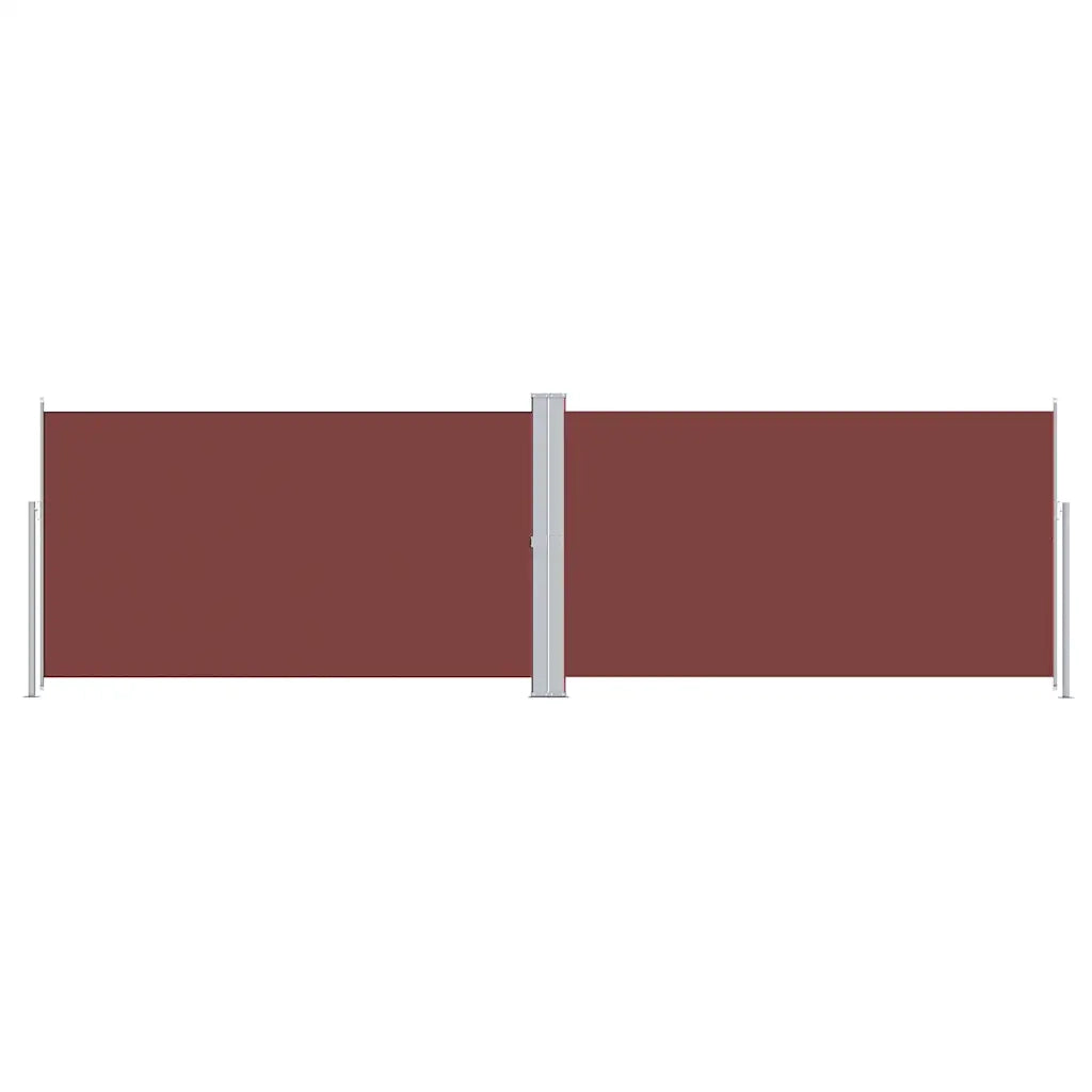 Tenda da Sole Laterale Retrattile-Tenda parasole per balcone per giardino Marrone 180x600 cm 142228