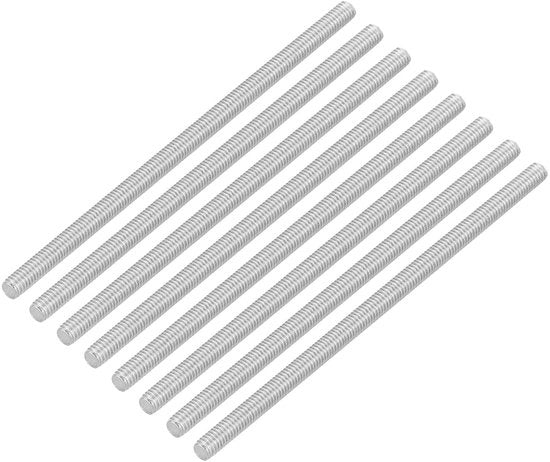Set di viti a vaso di 8, M3 x 65mm, acciaio inossidabile, completamente avvitate