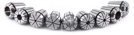 Set di punteria 2mm/20mm - 9 pezzi - Attrezzatura CNC - Acciaio di alta qualità - Precisione - Cassetto di conservazione - Puntina