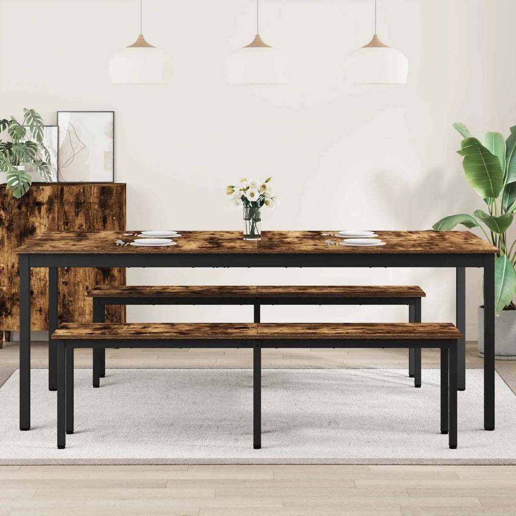 Tavoli da pranzo 2 pcs 200 x 100 x 75 cm Legno multistrato
