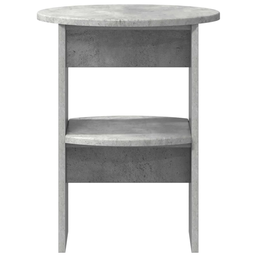 Mobile laterale 2 pcs Grigio Cemento Ø40 x 50 cm 899823