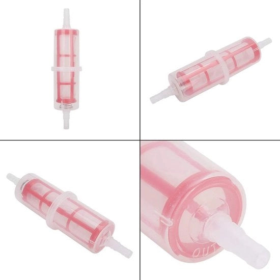 Set di filtri per carburante di alta qualità - 5 pezzi - filtro carburante rapido - filtro benzina - filtro per forklift - tubo 8 mm/10 mm - materiali di alta qualità - set di filtri