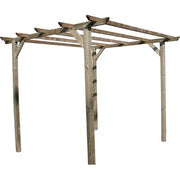 PERGOLA LEGNO EURO DOMUS - PINO IMPREGNATO MT 3X3 H.MT 2,5