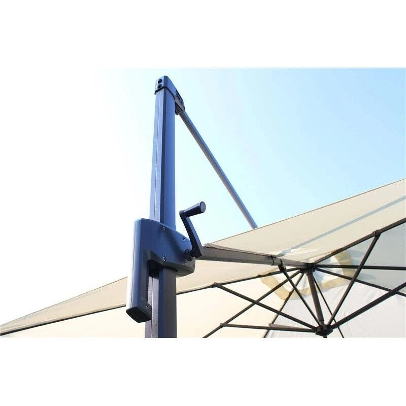 OMBRELLONE NEWTON CON TELO ECRÙ 2 X 3 MT