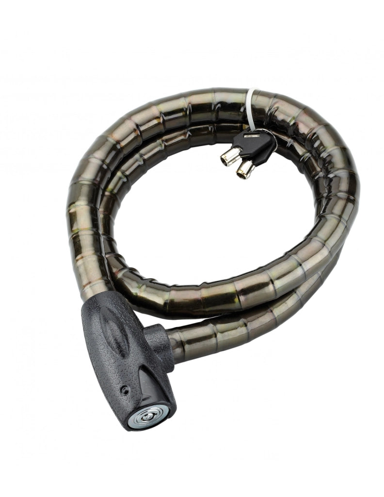 Antifurto moto con cavo corazzato Ø 25 mm, lunghezza 1,20 m – THIRARD