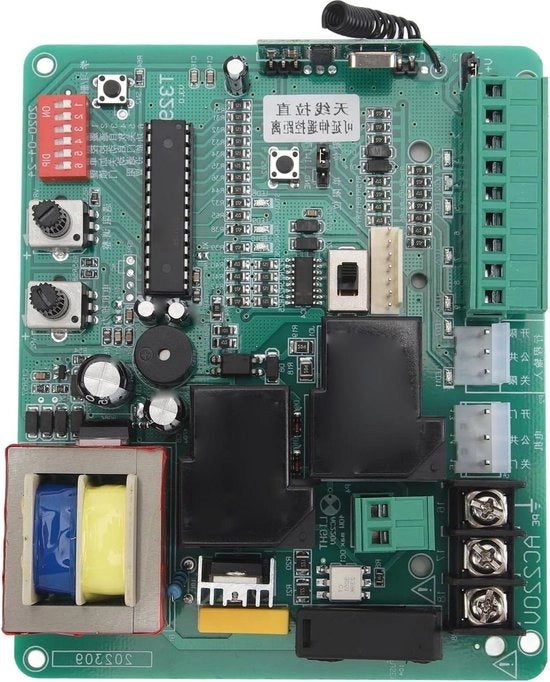 Pannello di controllo per apertura a schermo AC - Piastra di sostituzione - Piastra di controllo universale - Circuito elettronico - 220V.