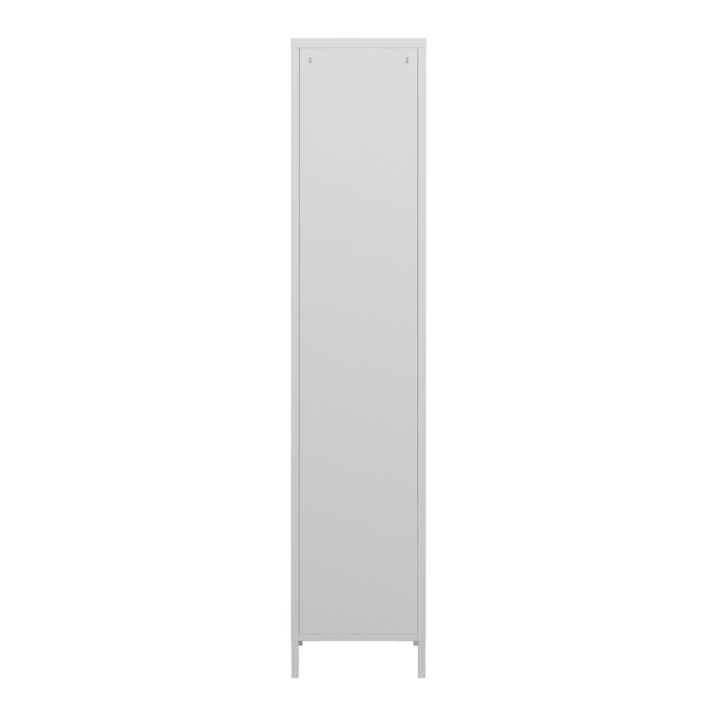 Armadio da Ufficio Seinäjoki in Acciaio 180 x 38 x 38 cm - Bianco [en.casa]